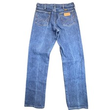 Vtg Wrangler Cowboy Cut Jeans Mens 31x32 Blue 13MWZPW Fit 29x31 Made in USA