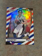2024 Panini Prizm #90 Ed McCaffrey Red White Blue Prizm