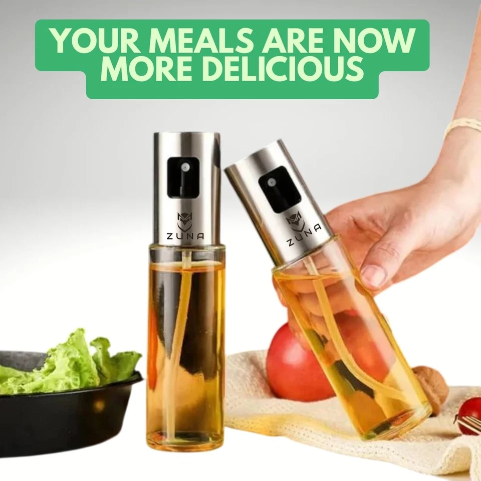 Stainless Steel Olive Oil Sprayer Mister – Cooking Spray for BBQ, Salad, Baking - Image 3 of 4
