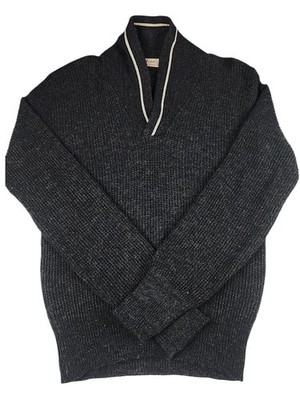 Vintage 60s Bond Fifth Avenue NY  Shawl Collar Pullover Wool Sweater Mens Medium
