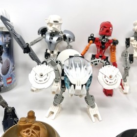 LEGO Bionicle Lot Original Toa Mata Set of 8 + Masks (8531-8536)