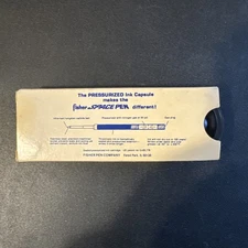 vintage Fisher Space Pen in original box case / with paper