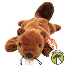 Ty Beanie Babies Bucky the Beaver Plush 1995