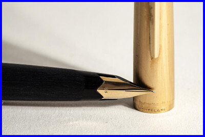 vintage MONTBLANC 224 CARTRIDGE FILLER matt Black & Gold with