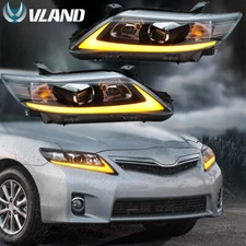 Headlights For 2009-2011 Toyota Camry LED Headlamps with Sequential Turn Signal