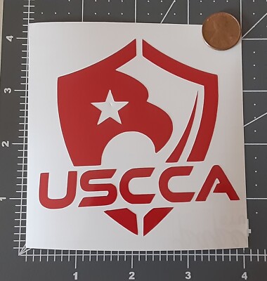 USCCA Sticker Decal Concealed Carry Association Eagle Die Cut Vinyl Transfer