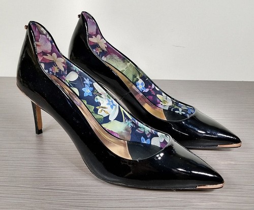 Ted Baker Black Patent Leather Vyixin 
