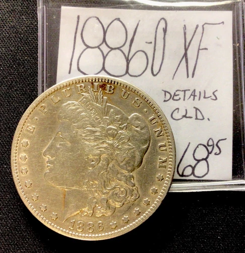 1886 O Morgan Silver Dollar XF! Details CLD. ENN Coin