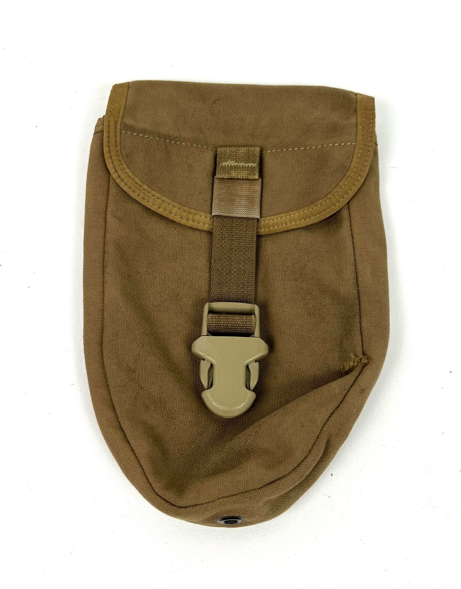 USMC MOLLE Entrenching Shovel E-Tool Carrier Cover Pouch Coyote