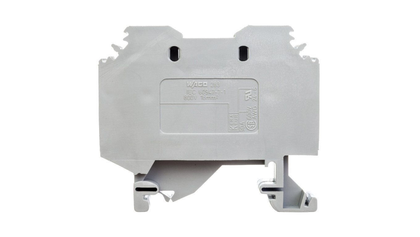 2-wire terminal block 16mm2 gray 283-101 /T2UK