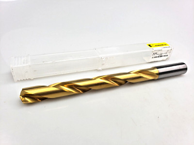Kennametal 0.5938'' (15.083mm) Solid Carbide Drill 8xD Coolant Thru B053A15083CPG