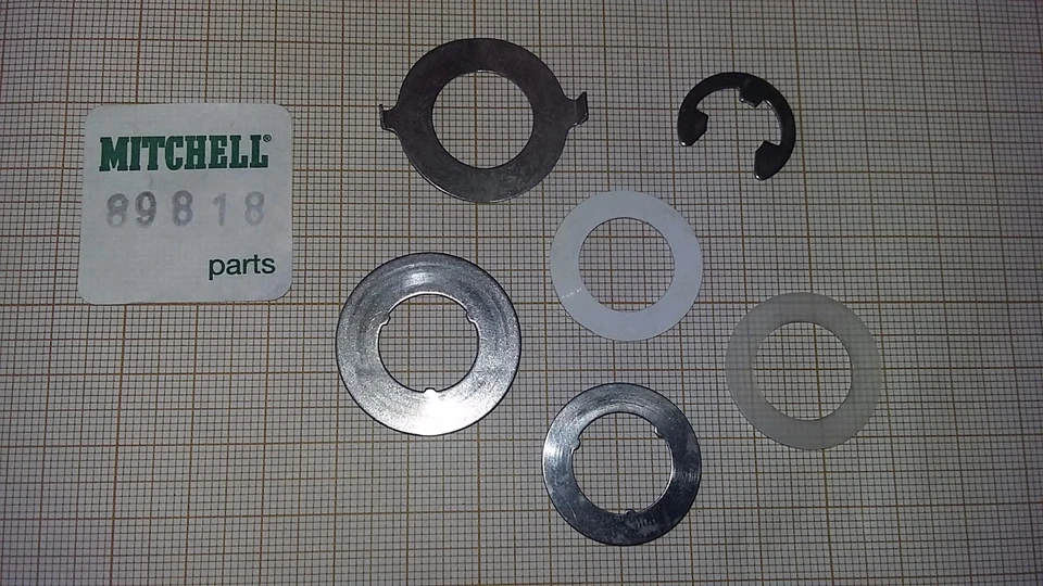 KIT DRAG WASHER REEL PART 89818 RONDELLE FREIN MOULINET MITCHELL TURBOSPIN 10 - Photo 1/1