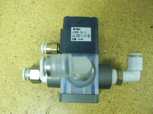 SMC LVA200-02-C TEFLON VALVE Pilot Press 0.4-0.5MPa New No Box With Warranty