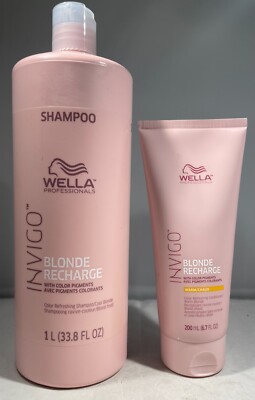 Wella Invigo Blonde Recharge Haircare Products-CHOOSE ITEM!