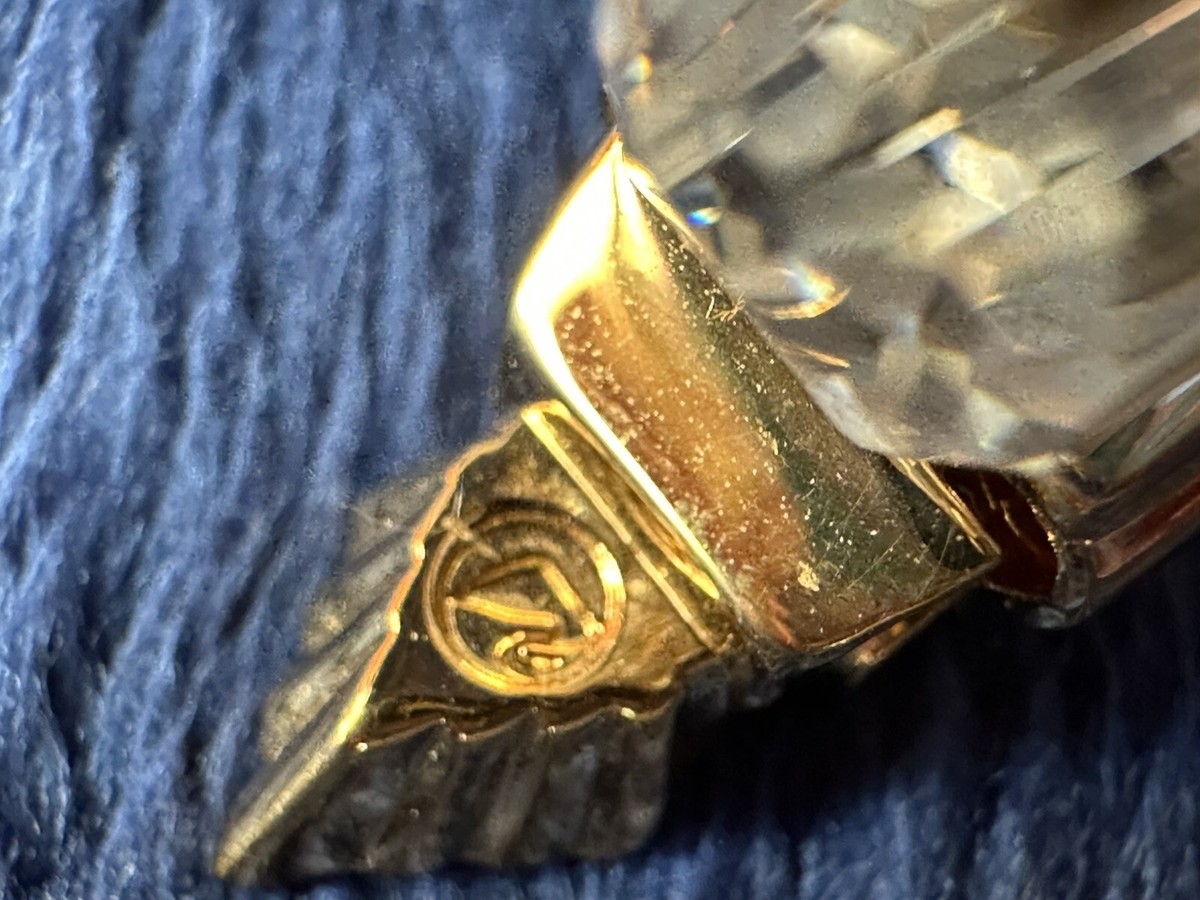 Swarovski Crystal Memories Classics Miniature Train/Gold Accents