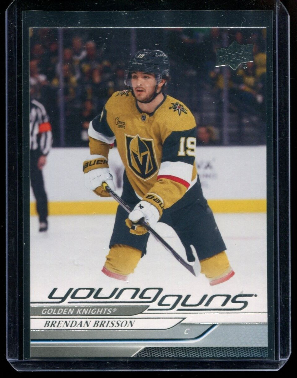 2024-25 Upper Deck Series 1 Brendan Brisson Young Guns RC #226 Golden Knights