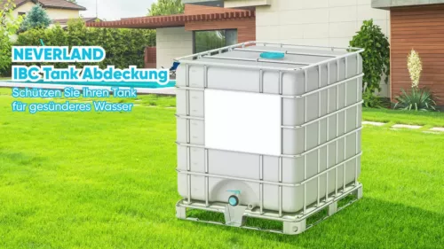 IBC 1000L Container Behälter Wassertank Abdeckplane Thermohülle Schutzhaube Neu - Video 1 von 1