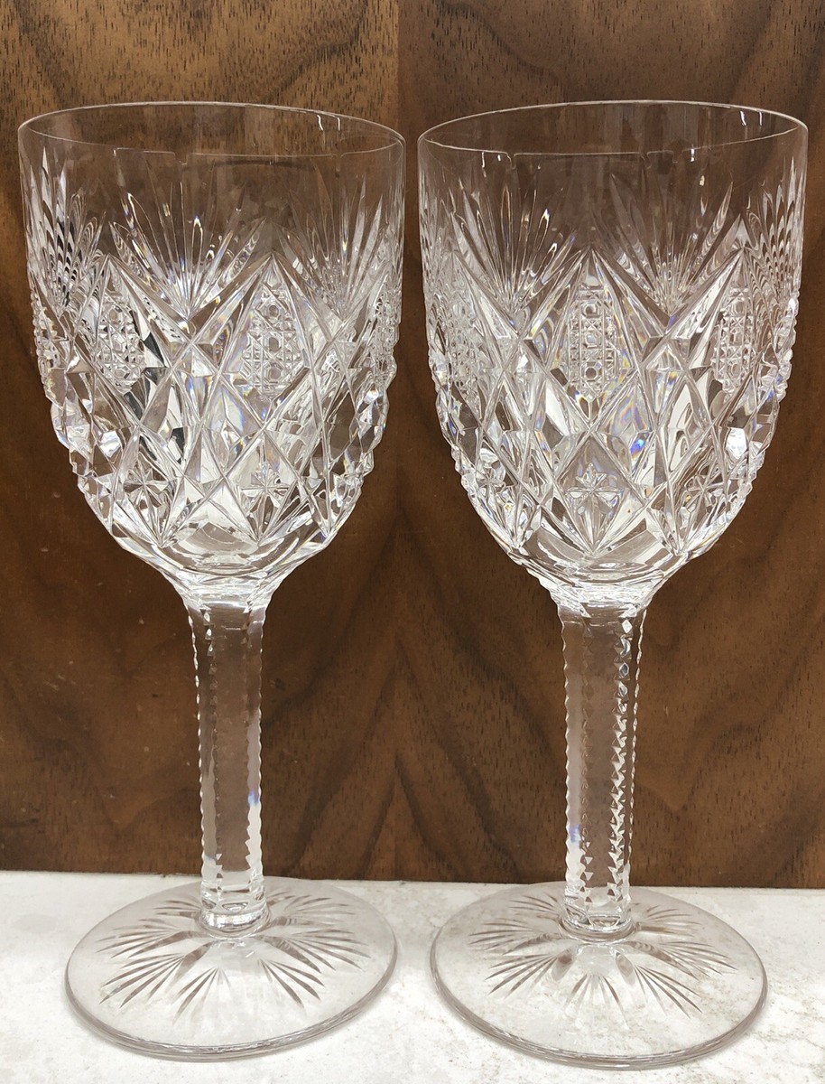 St Louis Crystal Florence (Pineapple cut) France 7 5/8