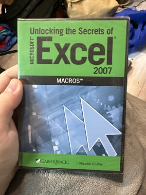 Unlocking the Secrets of Microsoft Excel 2007 Macros, , CareerTrack sealed