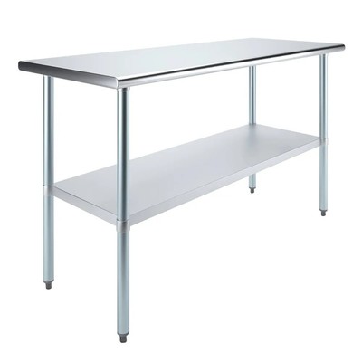 24''X60''Stainless Steel Work Table | Metal Prep Table |Kitchen Garage Utility Ben