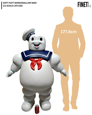 GHOSTBUSTERS STAY PUFT MARSHMALLOW MAN LIFE SIZE / HUMAN SCALE CUSTOM STATUE