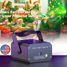 U King Party light Laser Projector Disco Stage Light Strobe Auto Color Change