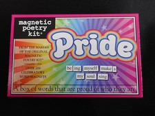 New PRIDE Magnetic Poetry Kit