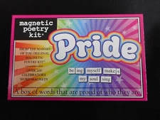 New PRIDE Magnetic Poetry Kit