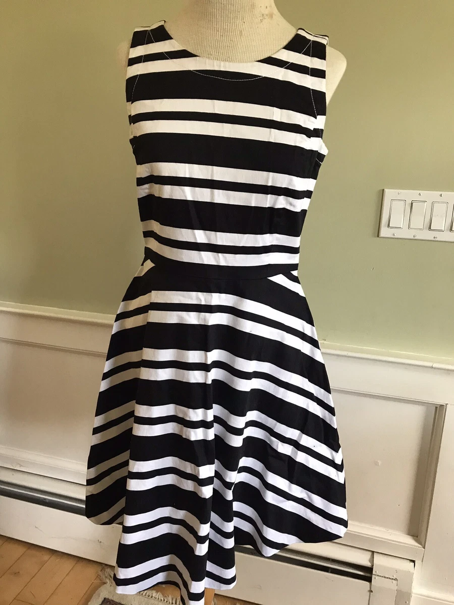 Tommy hilfiger top black white dress