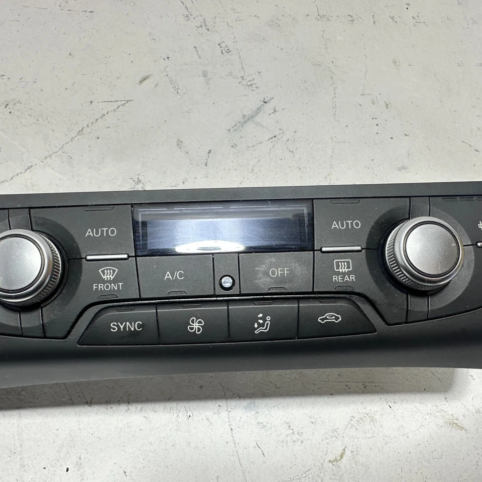 AUDI S6 2013-18 TABLERO HVAC AC CALENTADOR CLIMATIZADOR CONTROL DE TEMPERATURA INTERRUPTOR UNIDAD OEM Foto 2 de 4