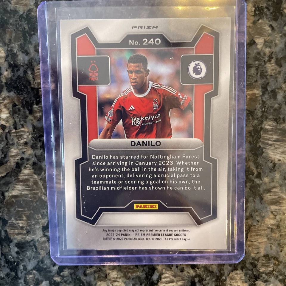 Danilo Nottingham 2023-24 Prizm Premiere League Checkerboard Case Hit #240 - Image 2 of 2