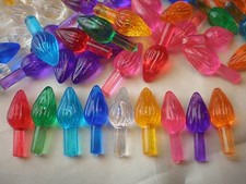 27 Med Twist Lights Bulbs Peg for Ceramic Christmas Tree Replacements