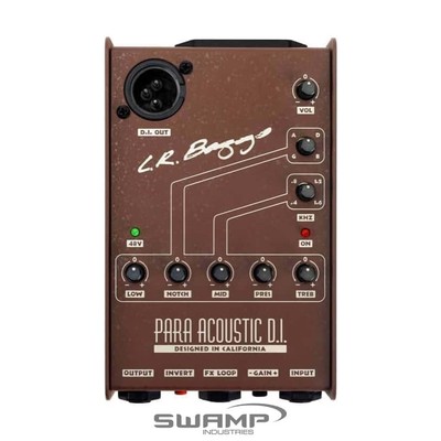 LR Baggs Para DI Acoustic Guitar Preamp and DI with 5-Band EQ Passive or Active