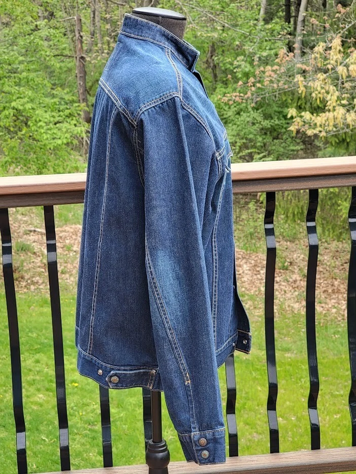 VINTAGE MEN'S LEVI'S EASY RIDER DENIM JACKET - SIZE XL - 70550-0496