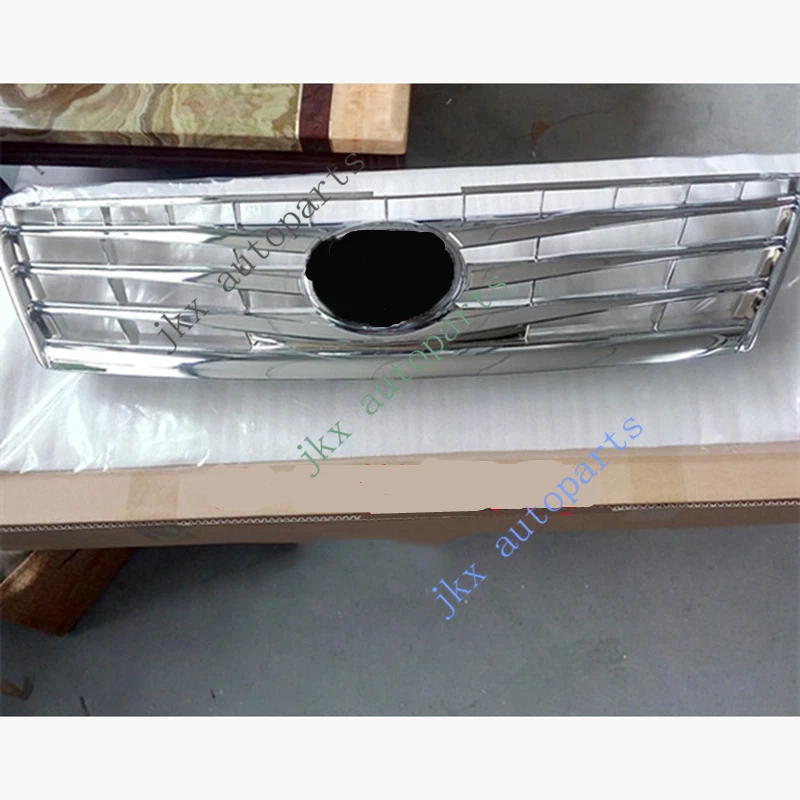 ABS Silver Front Center Bumper Grille Grill Fit For Toyota Mark X / Reiz 2005-09 - Image 3 of 4