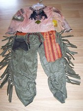Disney Store Size 2-3 The Lone Ranger Tonto Indian Costume Pants Top Shirt New