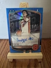 2025-26 Bowman #CPA-SWH Sadiq White Jr. Chrome Auto Blue Refractor #/150