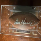 Dan Marino Signed Wilson NFL Football with Display Case Miami Dolphin Nice!
