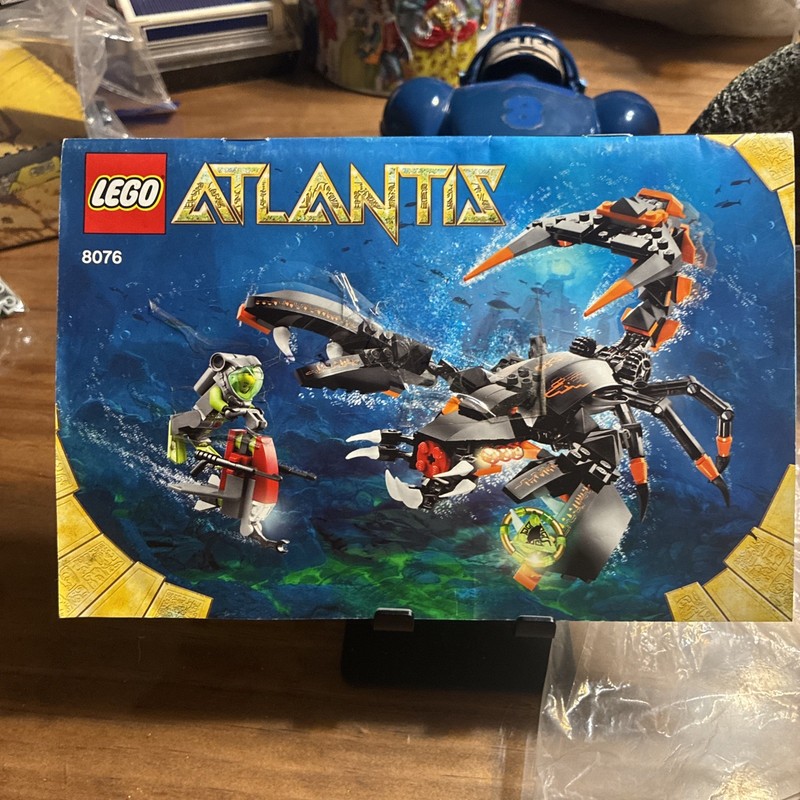 Lego Atlantis 8076 Instructions And Misc Pieces 