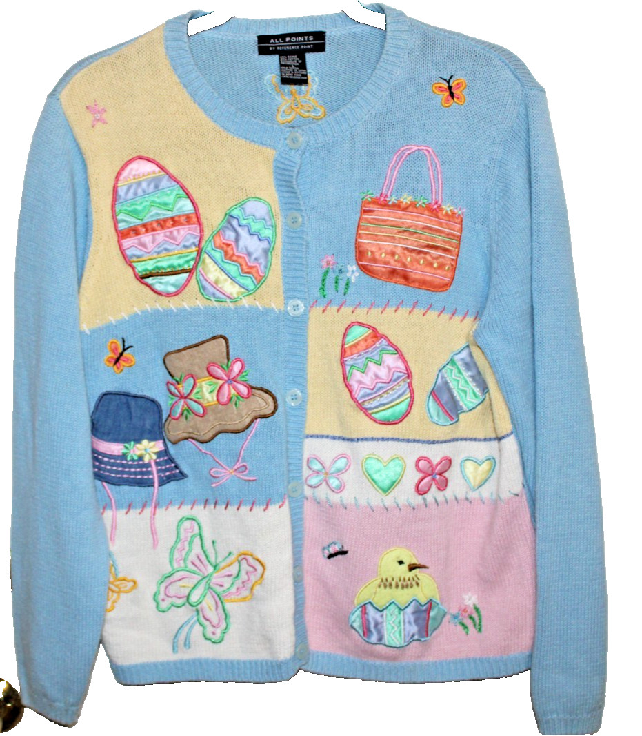 All Points by Reference Point Spring/Easter Cardi… - image 1