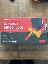 KAYCENTOP UNIVERSAL WHEEL LOCK TYRE WIDTH CAPACITY  L2015, 7-11 IN. WHEEL W/ KEY