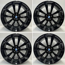 Genuine BMW X3 X4 699M 20” Alloy Wheel Set Refurbished Gloss Black G01 G02