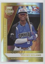 2021 Panini Elite Extra Edition Prime Numbers Gold 4/24 Yoffry Solano #189 9pd