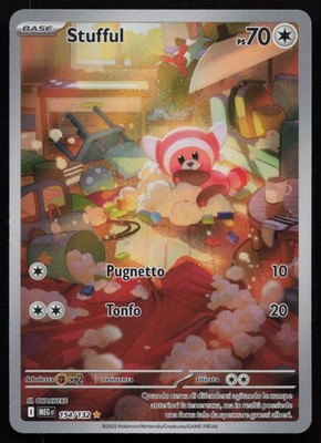 POKEMON TCG STUFFUL 154/132 NM / NM MEGAEVOLUTION ILLUSTRATION RARE ITA 2025
