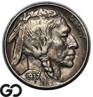 1937-D Buffalo Nickel, 3 Legged, Collector Fav. Mint ERROR, Choice AU Key Date!