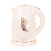 Adler AD 08 Wasserkocher 850 W - 1 L, 360° Drehbar, Beige