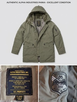 Men's Alpha Industries N3B Parka - New Never Worn