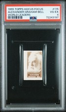 1955 Topps Hocus Focus #115 Alexander Graham Bell PSA 4 - Only PSA Example