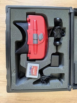 Virtual Boy + Accessories + Case + Red Alert Game (Working!)
