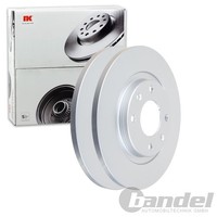 2X Nk Bremsscheiben 266Mm Voll Vorne Passend FÜR CitroËN Berlingo C-ELYSEE C2